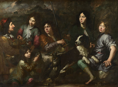 Dutch (?): 'Sportsmen Resting'