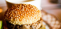 DO NOT USE until Flickr owner gives permission - Hamburger bun with sesame seeds