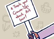 Teach your grown ups about art - audio trail