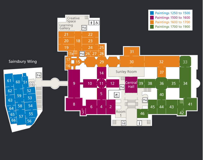 floor plan national gallery