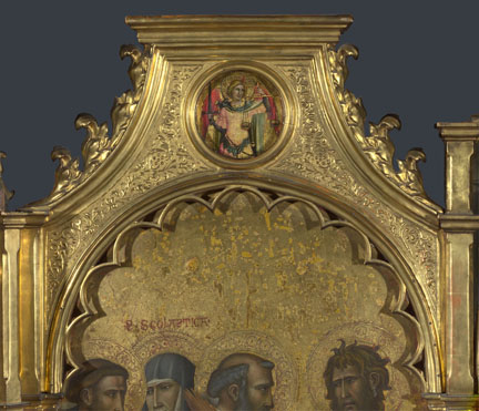 Giovanni dal Ponte: 'Saint Michael: Roundel above Left Panel'