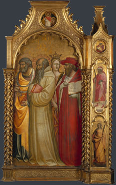 Giovanni dal Ponte: 'Saints Peter, Romuald, Catherine and Jerome'