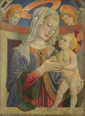 Giovanni Francesco da Rimini: 'The Virgin and Child with Two Angels'