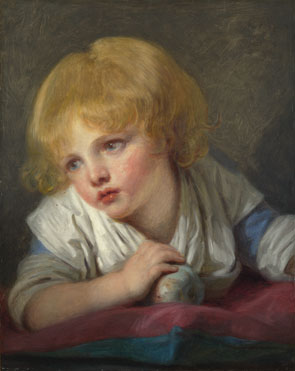 Jean-Baptiste Greuze: 'A Child with an Apple'