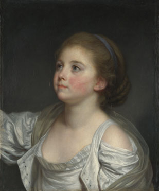 Jean-Baptiste Greuze: 'A Girl'