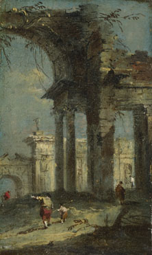 Francesco Guardi: 'Caprice View with Ruins'