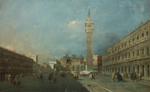 Francesco Guardi: 'Venice: Piazza San Marco'