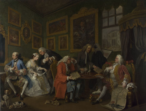 William Hogarth: 'Marriage A-la-Mode: 1, The Marriage Settlement