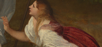 Detail from Titian, 'Noli me Tangere'