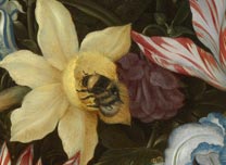 Ambrosius Bosschaert the Elder, A Still Life of Flowers in a Wan-Li Vase, 1609-10