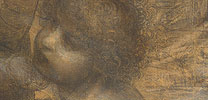 Detail from Leonardo, 'The Virgin and Child with Saint Anne and Saint John the Baptist, about 1499-1500