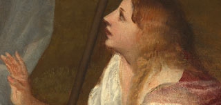 Detail from Titian, 'Noli me Tangere'