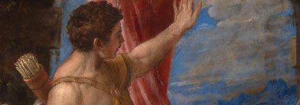 Detail from Titian, 'Diana and Actaeon', 1556-9