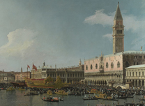 Detail from Canaletto, 'Venice: The Basin of San Marco on Ascension Day'