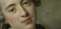 Detail from François-Hubert Drouais, 'Le Comte de Vaudreuil', 1758