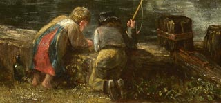 Detail from John Constable, Stratford Mill