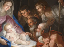 Detail from Guido Reni, 'The Adoration of the Shepherds'