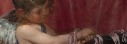 Detail from Velazquez, The Toilet of Venus ('The Rokeby Venus'), 1647-51