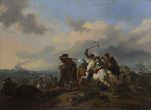 Jan van Huchtenburgh: 'A Battle'
