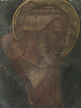 Italian, Florentine: 'Head of a Male Saint'