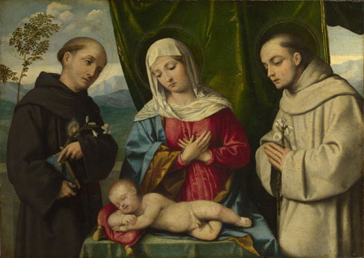 Italian, North: 'The Madonna and Child with Saints'