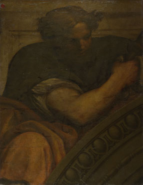 Italian, Venetian: 'A Colossal Male Spandrel Figure'