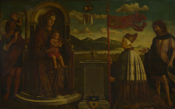 Italian, Venetian: 'The Virgin and Child with Saints'