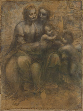 Leonardo da Vinci: 'The Leonardo Cartoon'
