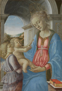 Imitator of Fra Filippo Lippi: 'The Virgin and Child with an Angel'