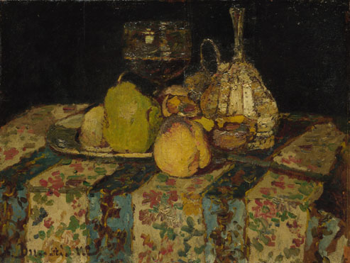 Adolphe Monticelli: 'Still Life: Fruit'
