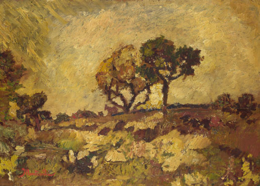 Adolphe Monticelli: 'Sunset'