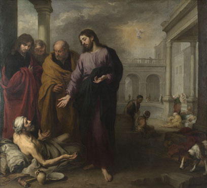 Bartolomé Esteban Murillo: 'Christ healing the Paralytic at the Pool of Bethesda'