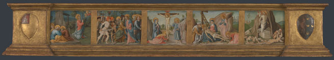 Pietro Orioli: 'Scenes from the Passion: Predella'