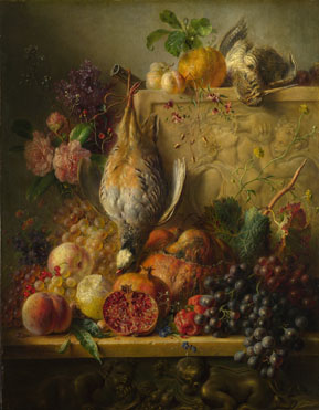 Georgius Jacobus Johannes van Os: 'Fruit, Flowers and Game'