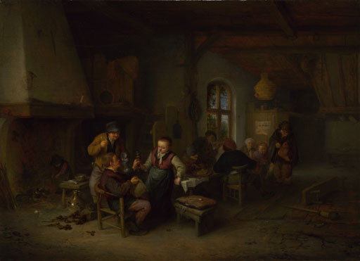 Adriaen van Ostade: 'The Interior of an Inn'
