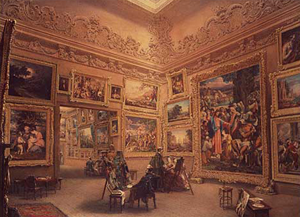 London  Galleries on The Interior Of Angerstein S House  The Original Home Of The Gallery