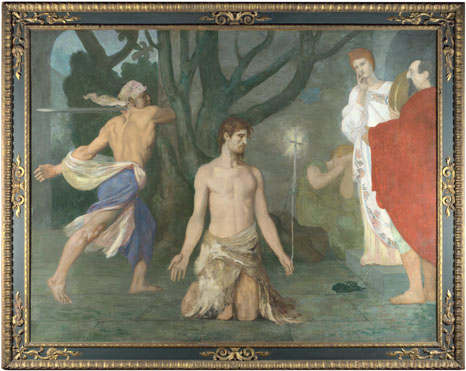 Pierre-Cécile Puvis de Chavannes: 'The Beheading of Saint John the Baptist'
