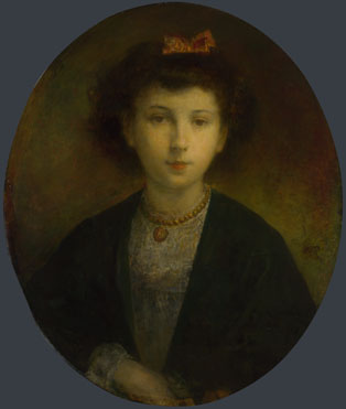 Louis-Gustave Ricard: 'The Countess of Desart as a Child'