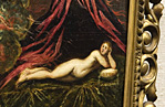 Detail of Tintoretto NG1476 in Room A Screen 15