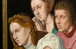 Detail of Bruyn the Elder NG3903 in Room A Screen 2