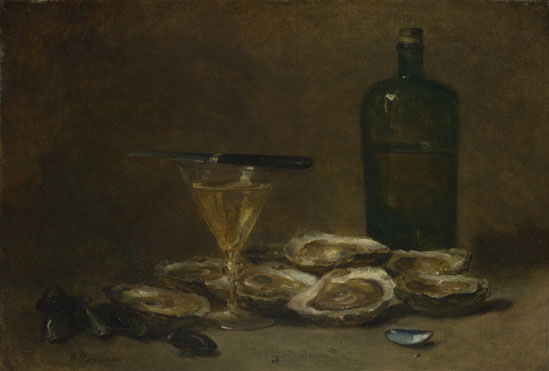 Philippe Rousseau: 'Still Life with Oysters'