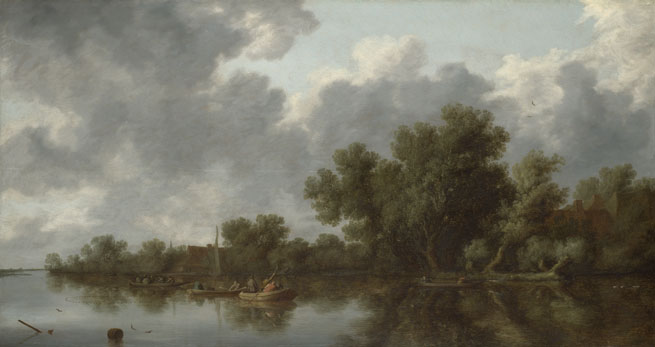 ruysdael-river-scene