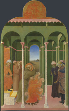 Sassetta: 'Saint Francis before the Sultan'