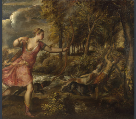 Titian, 'The Death of Actaeon', about 1559-75