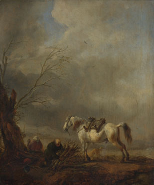 old white horse