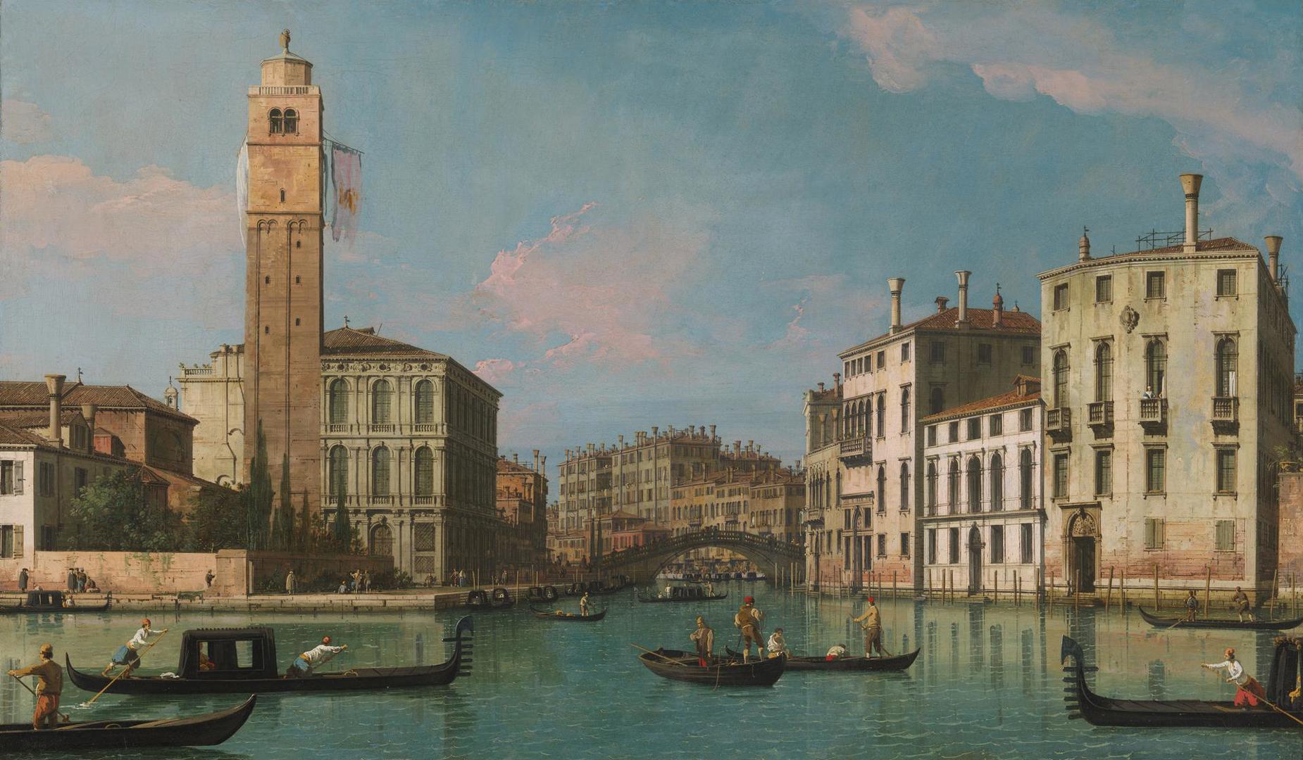 Venice: Entrance to the Cannaregio by Canaletto