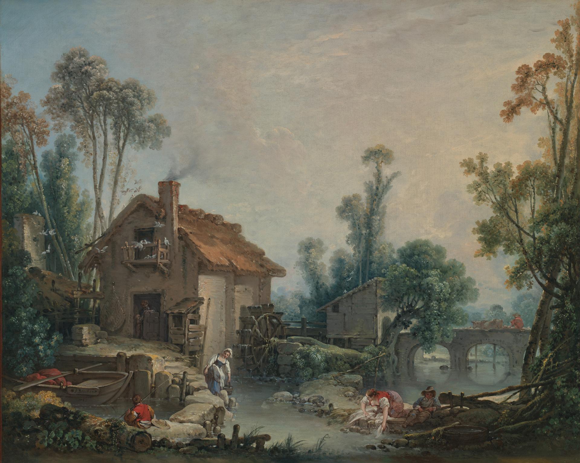 Landscape with a Watermill