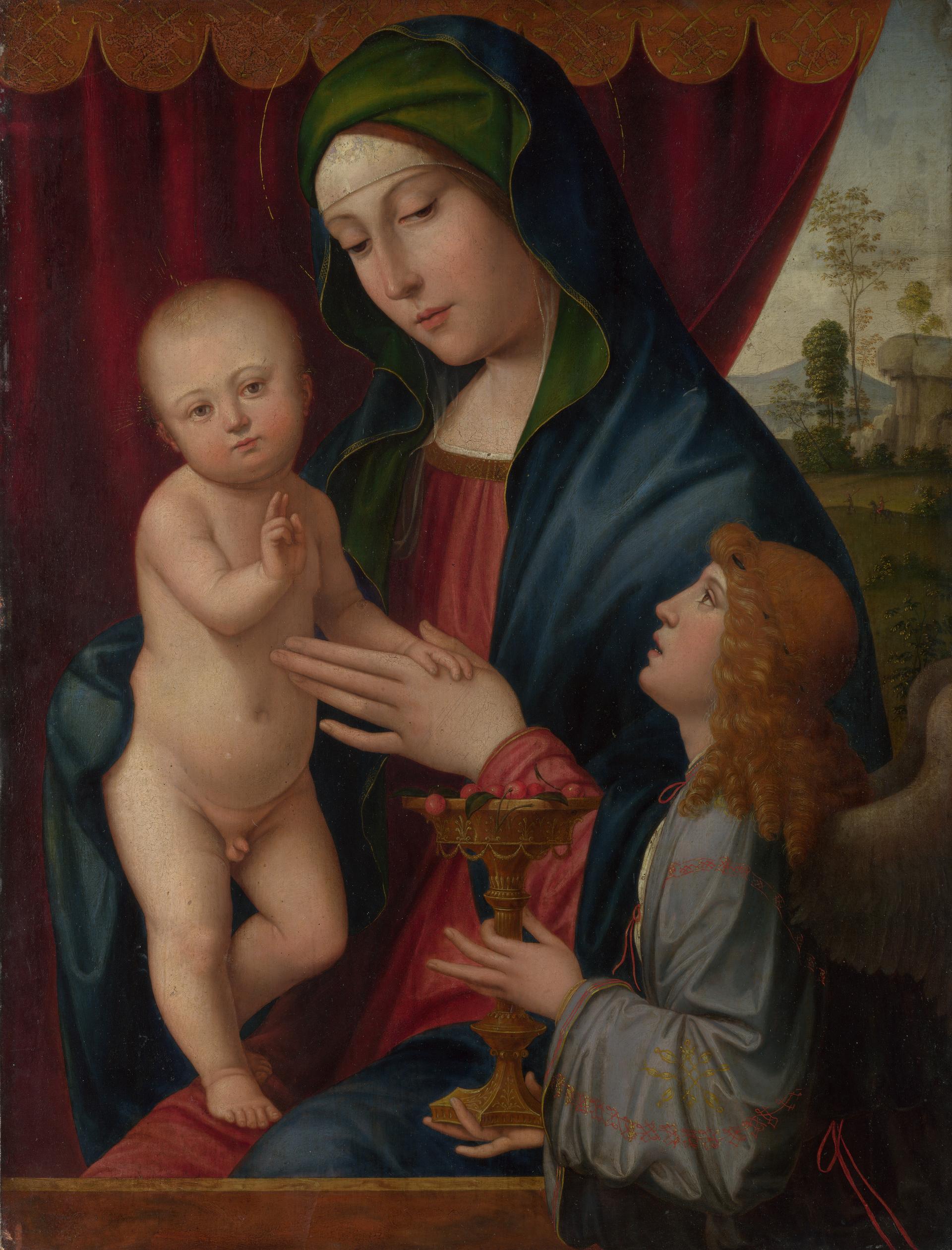The Virgin and Child with an Angel