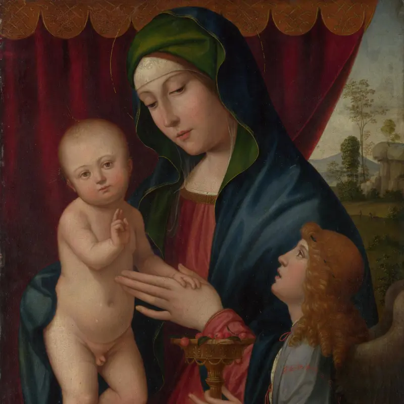 The Virgin and Child with an Angel