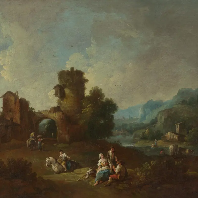 Landscape with a Ruined Tower